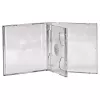 CD dubbel jewelcase Hama 44752 verpakking met 5 voor 2 discs transparant