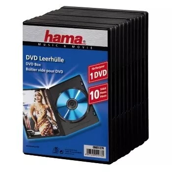 Hama 00051276 optische CD-hoes jewel case 1 CD zwart