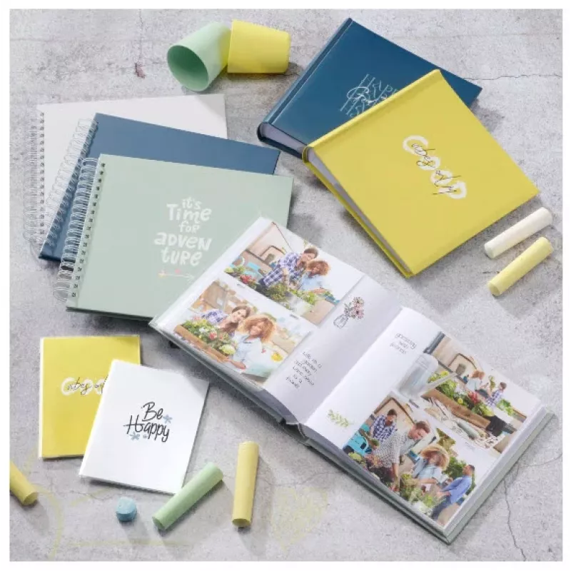 Hama Good Things fotoalbum geel 200 bladen 10 x 15 boekbinding