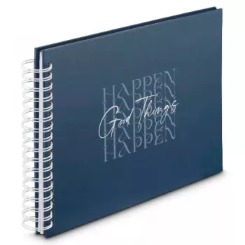 Hama Good Things fotoalbum blauw 100 bladen 10 x 15 spiraalbinding