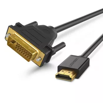 Ugreen 30116 videokabel-adapter 1 m DVI HDMI zwart