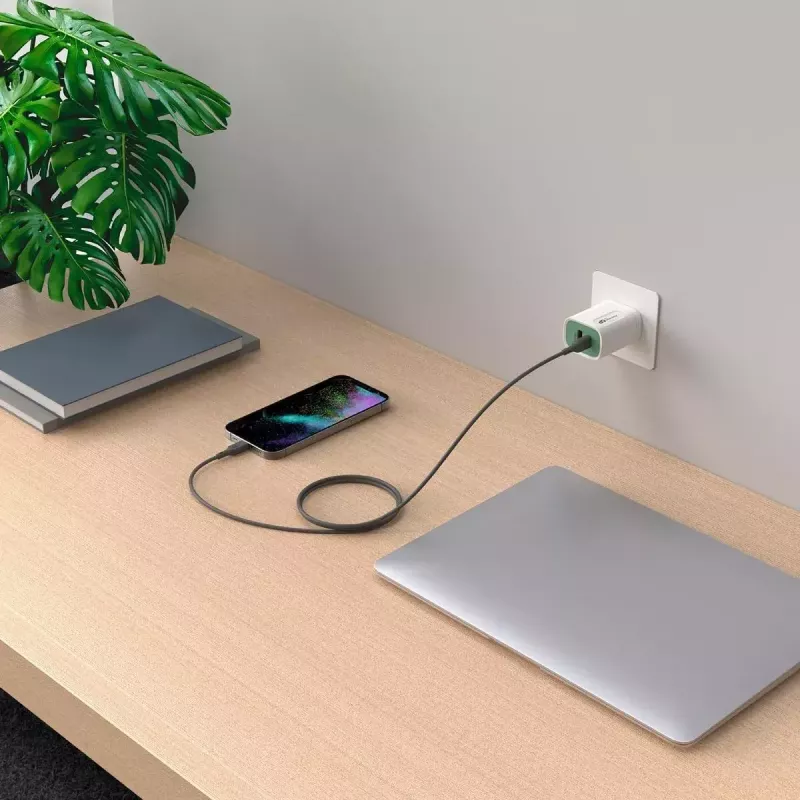 Kabel GP Batterien CL1P 1m grijs Lightning USB C