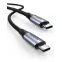 USB-kabel Ugreen 80150 USB 3.2 Gen 2 USB C zwart 10 Gbit/s
