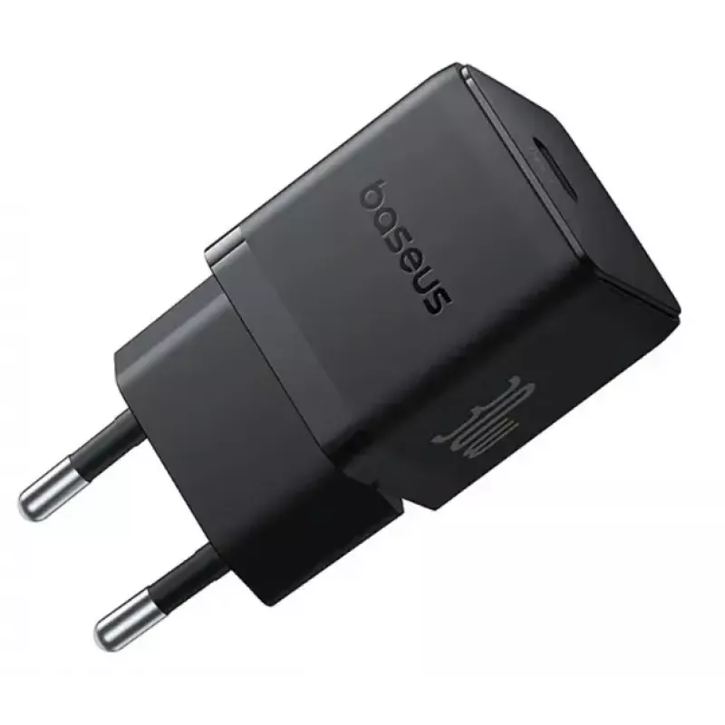 Oplader Baseus Palm Universal zwart AC, 30 W, USB-C PD, binnen, universele compatibiliteit