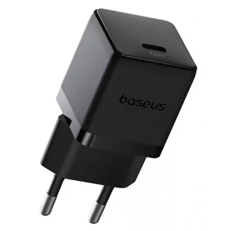 Oplader Baseus Palm Universal zwart AC, 30 W, USB-C PD, binnen, universele compatibiliteit