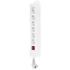 Verlengsnoer REV 14612113 2,4 m 6 AC-uitgangen voor binnen wit