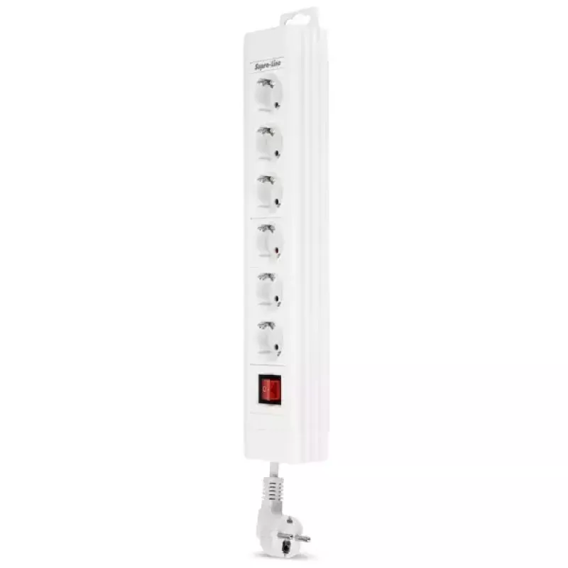 Verlengsnoer REV 14612113 2,4 m 6 AC-uitgangen voor binnen wit
