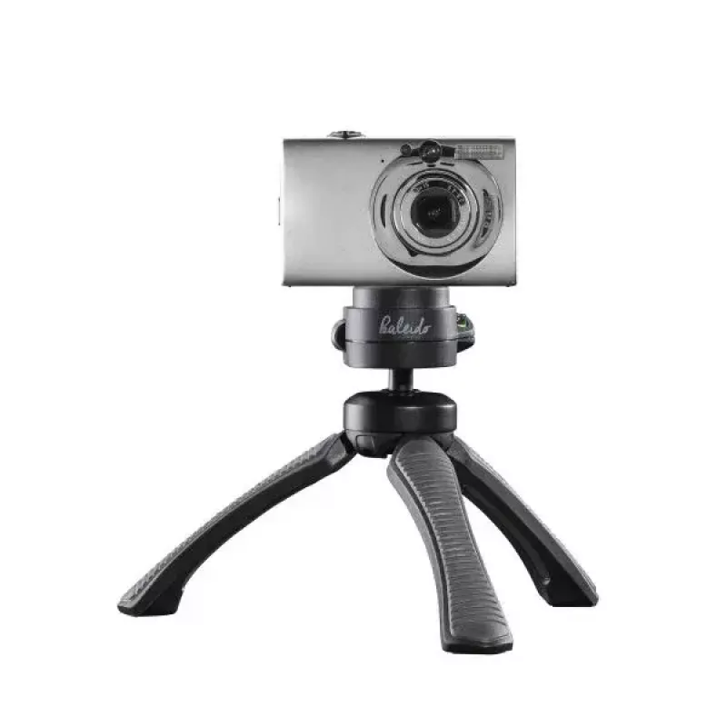 Statief Mantona 21406 smartphone digitale camera 3 poten zwart grijs