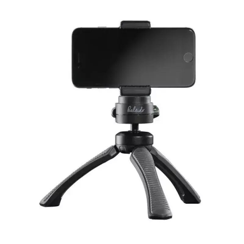 Statief Mantona 21406 smartphone digitale camera 3 poten zwart grijs