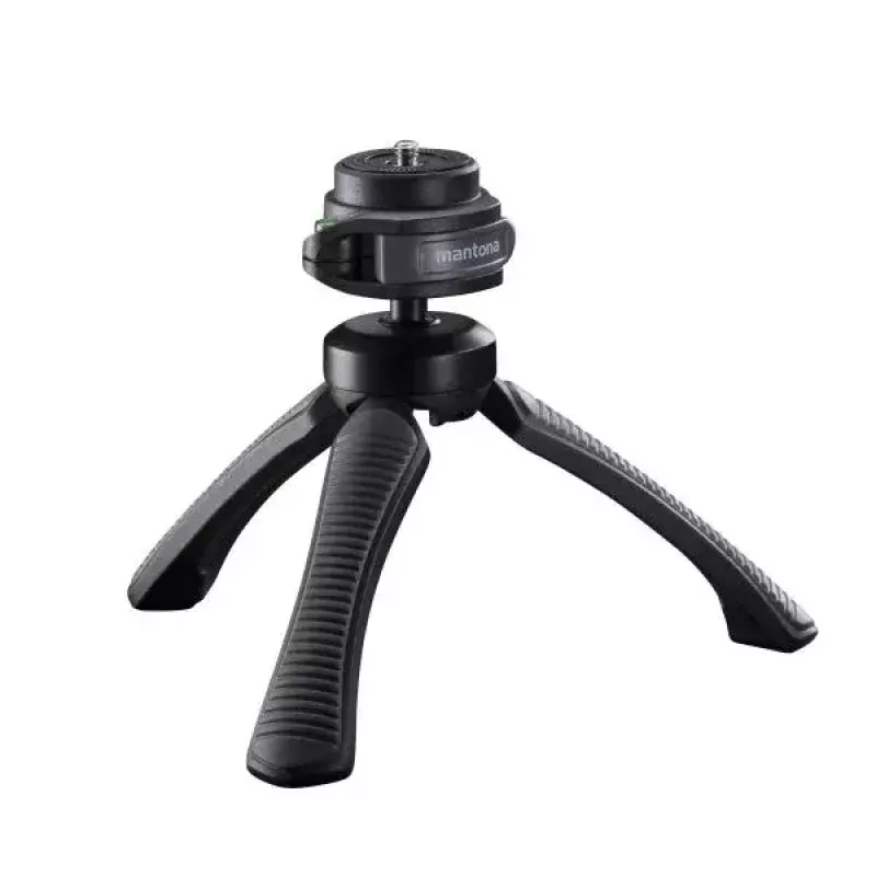 Statief Mantona 21406 smartphone digitale camera 3 poten zwart grijs