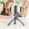 Statief Mantona 21405 smartphone digitale camera 3 poten zwart blauw