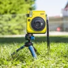 Statief Mantona 21405 smartphone digitale camera 3 poten zwart blauw