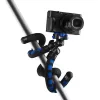 Statief Mantona 21399 digitale/filmcamera's 3 poten zwart blauw