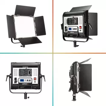 Walimex Rainbow 50 W LED-licht zwart aluminium kunststof 50000 h