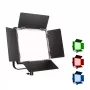 Walimex Rainbow 50 W LED-licht zwart aluminium kunststof 50000 h