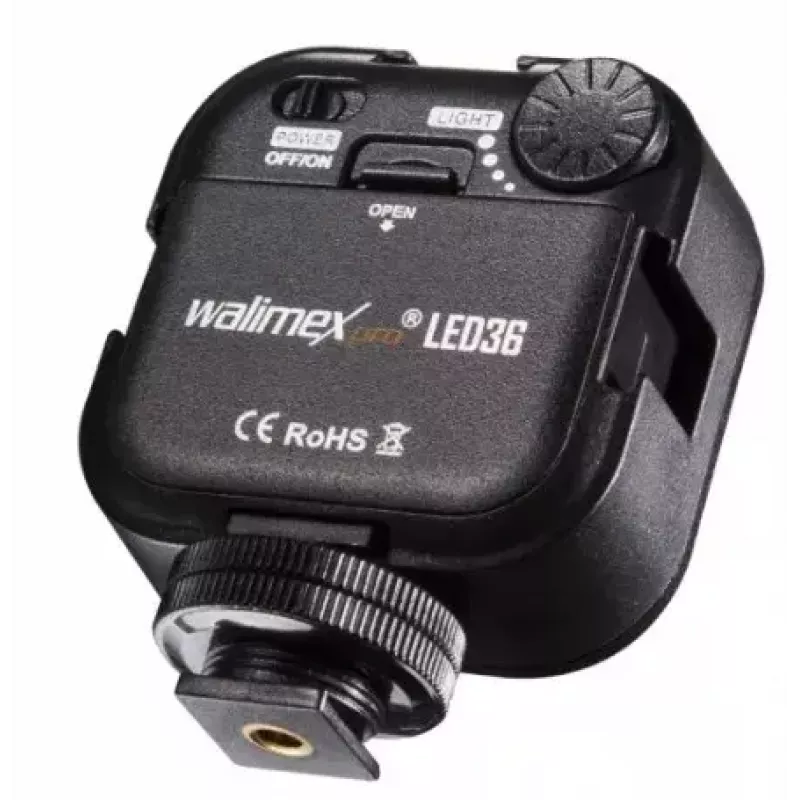 Walimex pro LED36 LED-videolamp, 36 LED's, dimbaar