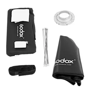 Softbox Godox SB-FW140 zwart nylon met diffusers en honingraat