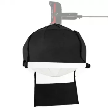 Aputure Lantern 90 zwart wit 90 cm diffusiekap veerkooi