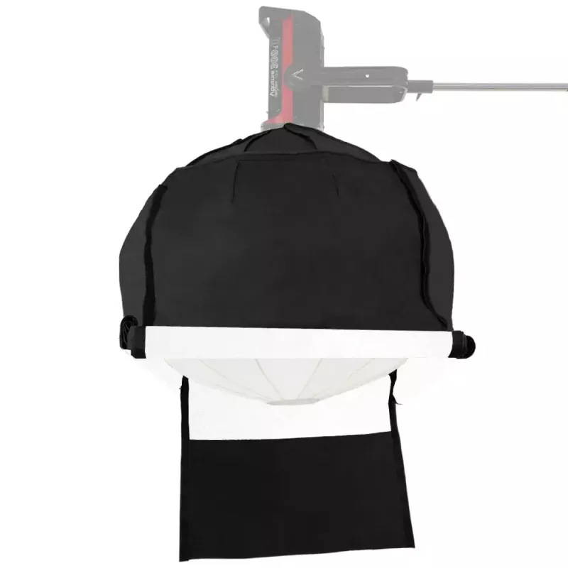 Aputure Lantern 90 zwart wit 90 cm diffusiekap veerkooi