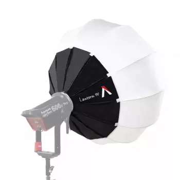 Aputure Lantern 90 zwart wit 90 cm diffusiekap veerkooi