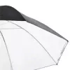 Walimex 1017655 2-in-1 reflecterende en doorschijnende paraplu, wit, 109 cm