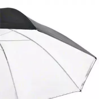 Walimex paraplu 17655 zwart wit diameter 109 cm gewicht 395 g