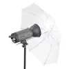 Walimex 1017655 2-in-1 reflecterende en doorschijnende paraplu, wit, 109 cm