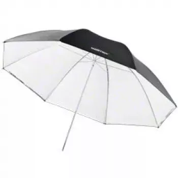 Walimex paraplu 17655 zwart wit diameter 109 cm gewicht 395 g