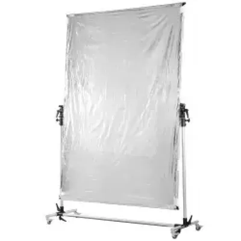 Reflector Walimex 17833 rechthoekig aluminium zwart