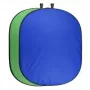 Walimex pro opvouwbare achtergrond 150 x 210 cm, groen/blauw (20731)