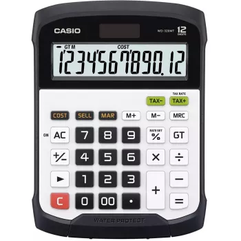 Financiële rekenmachine Casio WD-320MT desktop 12-cijferig zwart wit