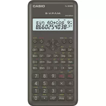 Wetenschappelijke rekenmachine Casio FX-82MS-2 zakformaat zwart