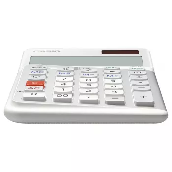 Basisrekenmachine Casio JE-12E-WE desktop 12-cijferig wit