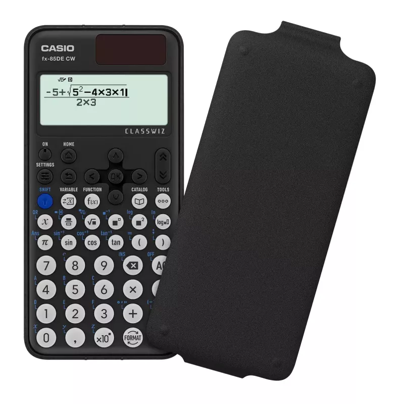 Wetenschappelijke rekenmachine Casio FX-85DE CW pocket 12 digits zwart
