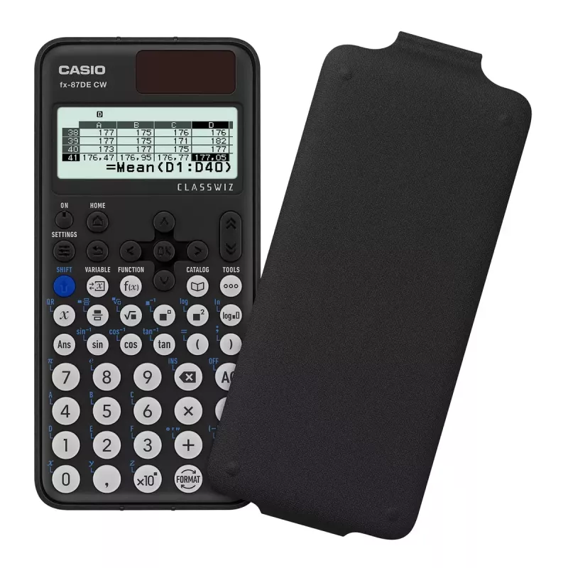Wetenschappelijke rekenmachine Casio ClassWiz FX-87DE CW 12-cijferig zwart