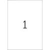 Zelfklevend printeretiket HERMA Labels Premium A4 210x297 mm