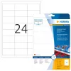 Zelfklevend printeretiket HERMA Labels extra sterk A4 66x33,8 mm