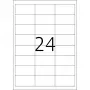 Zelfklevend printeretiket HERMA Labels extra sterk A4 66x33,8 mm