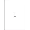 Zelfklevend printeretiket HERMA Labels Premium A4 210x297 mm