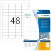 Zelfklevende printeretiketten HERMA herbruikbare etiketten A4 45,7x21,2 mm