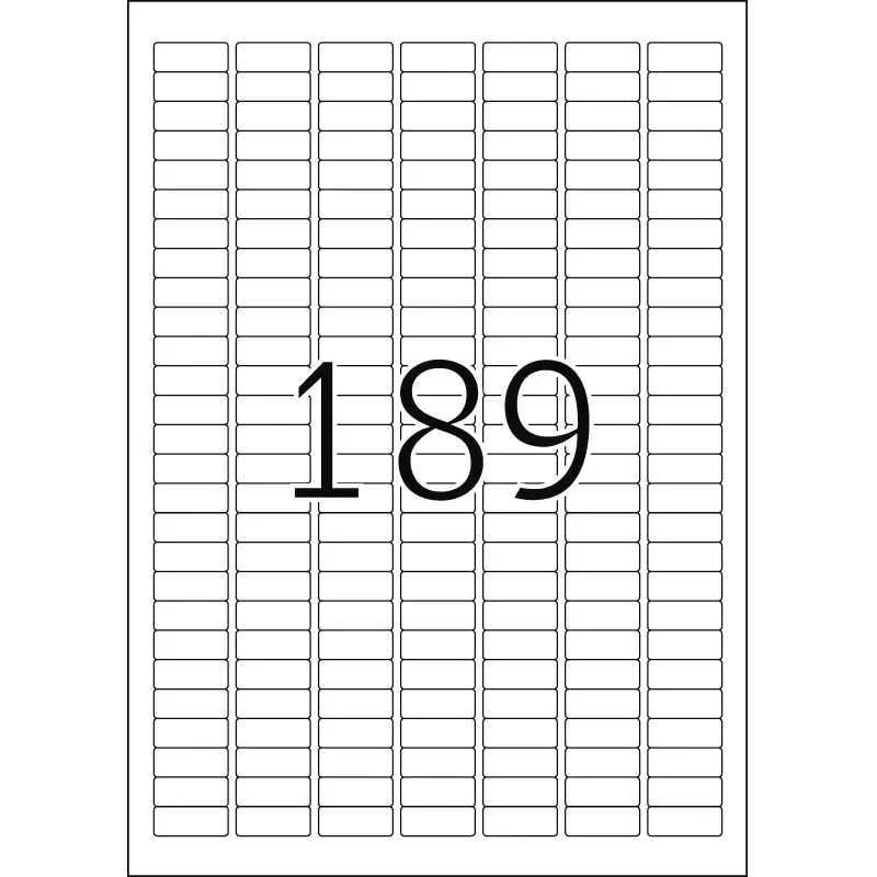 Zelfklevend printeretiket HERMA Labels Premium A4 25,4x10 mm 4725 stuks