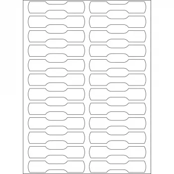 Ringetiketten HERMA meerdoelig 10x49 mm wit 600 stuks