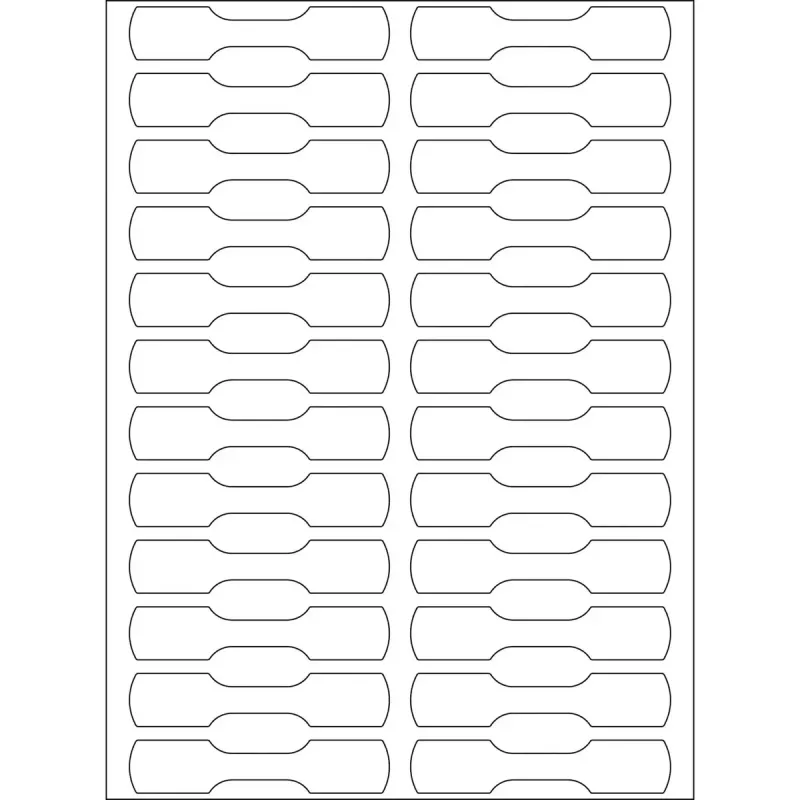 Ringetiketten HERMA meerdoelig 10x49 mm wit 600 stuks