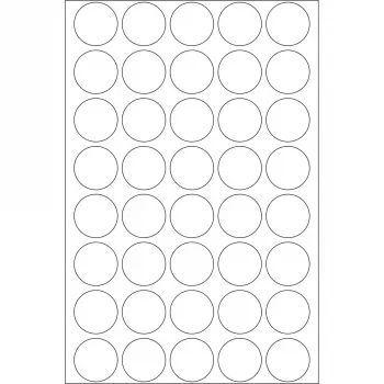 HERMA 2257 zegel etiketten rond transparant extra sterke hechting