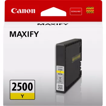 Cartridge Canon PGI-2500 Y 9,6 ml geel
