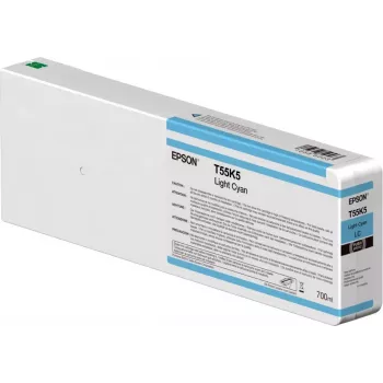 Epson T55K500 inktpatroon 1 stuk origineel lichtcyaan