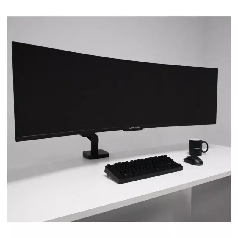 Monitorhouder LC-Power LC-EQ-A49B 124,5 cm zwart klem 20 kg