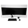 Monitorhouder LC-Power LC-EQ-A49B 124,5 cm zwart klem 20 kg