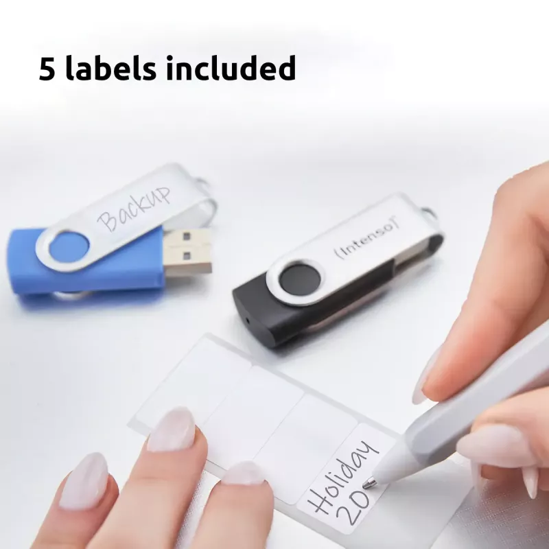 INTENSO Office Line USB-stick-multipack 5×64 GB, USB-A, USB 3.2 Gen 1, Swivel, meerkleurig
