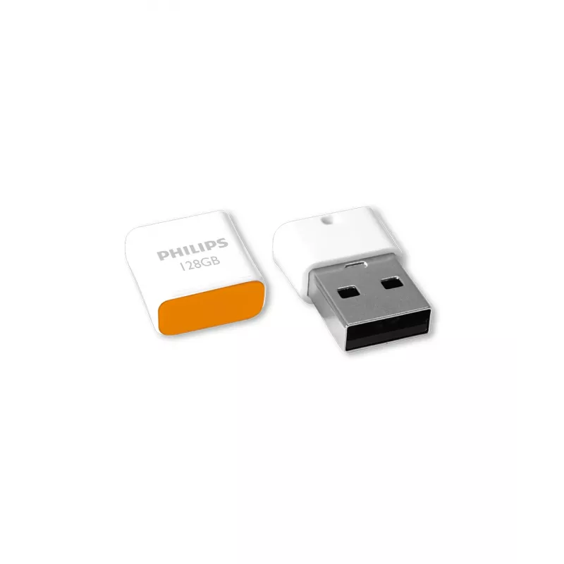 Philips Pico USB-stick 128 GB USB Type-A 2.0 oranje, wit